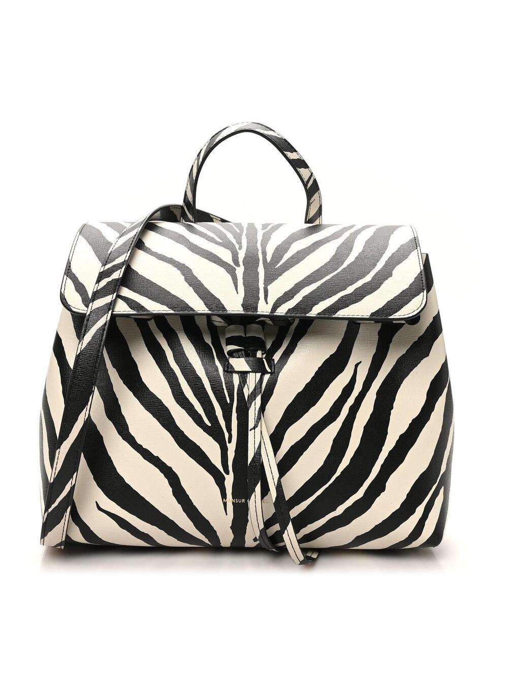 Mansur Gavriel Saffiano Zebra Print #269982M24B